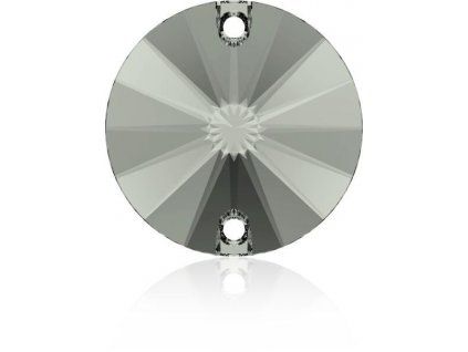 Swarovski RIVOLI 3200 - 10mm  Black Diamond