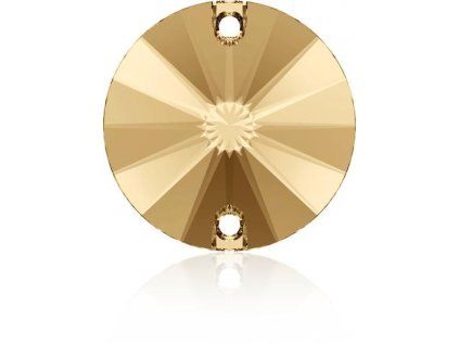Swarovski RIVOLI 3200 - 12mm  Golden Shadow