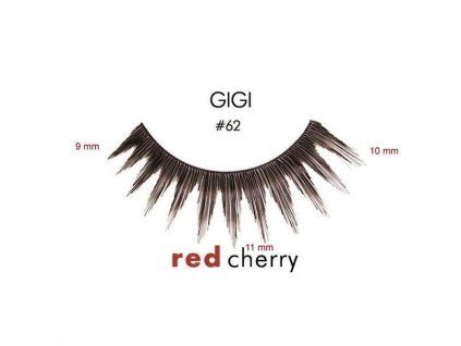 Nalepovací řasy Red Cherry  62 GIGI