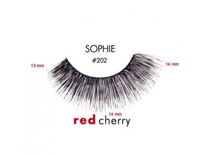Nalepovací řasy Red Cherry  202 SOPHIE