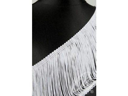 Třásně neelastické WHITE délka 15 cm