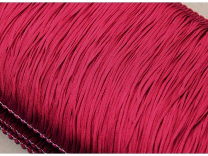 Třásně neelastické BURGUNDY délka 15 cm