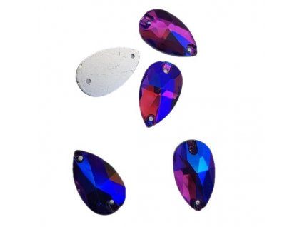 Elis DROP - 13x22mm  Dark Amethyst AB