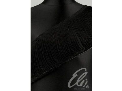 Třásně elastické BLACK délka 15 cm