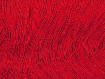 Třásně elastické FLAMENCO RED délka 30 cm