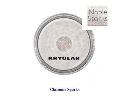 Oční stíny Kryolan GLAMOUR SPARKS  NOBLE krémová
