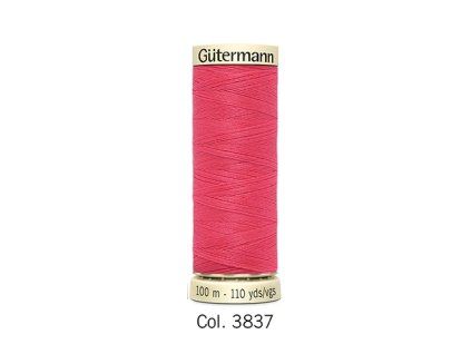 Gütermann niť PES - neonová růžová Neon Cerise