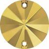 Swarovski RIVOLI 3200 - 12mm  Metallic Sunshine