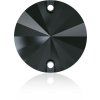 Swarovski RIVOLI 3200 - 14mm  Jet Hematite