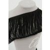 Třásně neelastické BLACK délka 30 cm