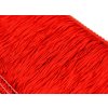 Třásně neelastické FLAMENCO RED délka 30 cm