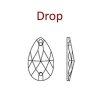 Elis DROP - 17x28mm  Light Siam AB