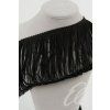 Třásně elastické BLACK délka 30 cm