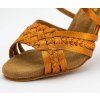 Taneční boty BD Dance 2360B-23SL satén tmavá tělová podpatek 6 cm