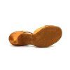 Taneční boty BD Dance 2360B-23SL satén tmavá tělová podpatek 6 cm